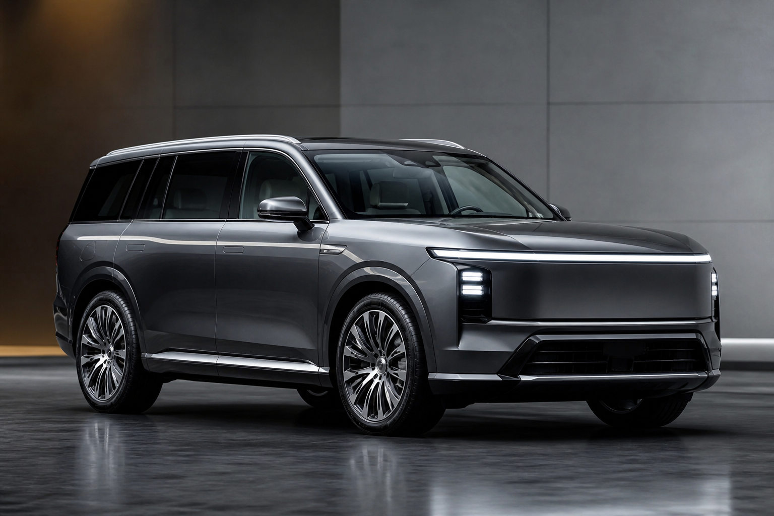 브랜드가 없는 대형 전기 SUV 콘셉트