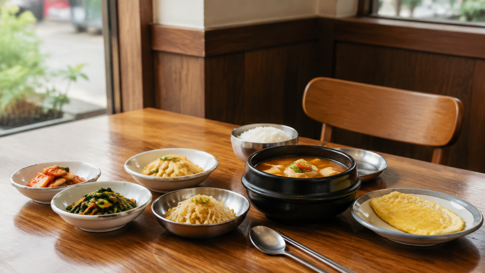 동네 식당에서 준비한 따뜻한 한 끼 식사