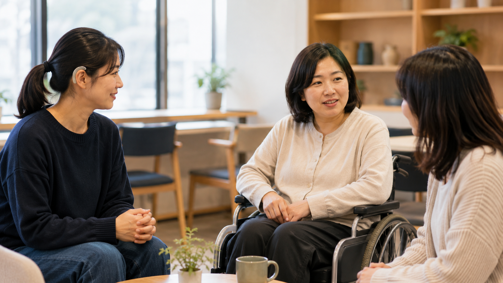 서로의 경험을 나누는 여성장애인 동료 모임